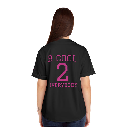 ZenGen BCOOL2EVERYBODY Women's Baseball Jersey - In Black