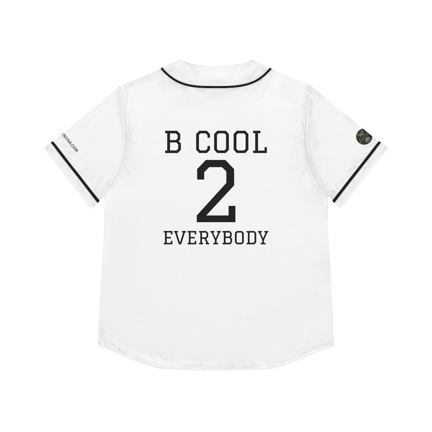 ZenGen BCOOL2EVERYBODY Camiseta de béisbol para mujer - Blanco