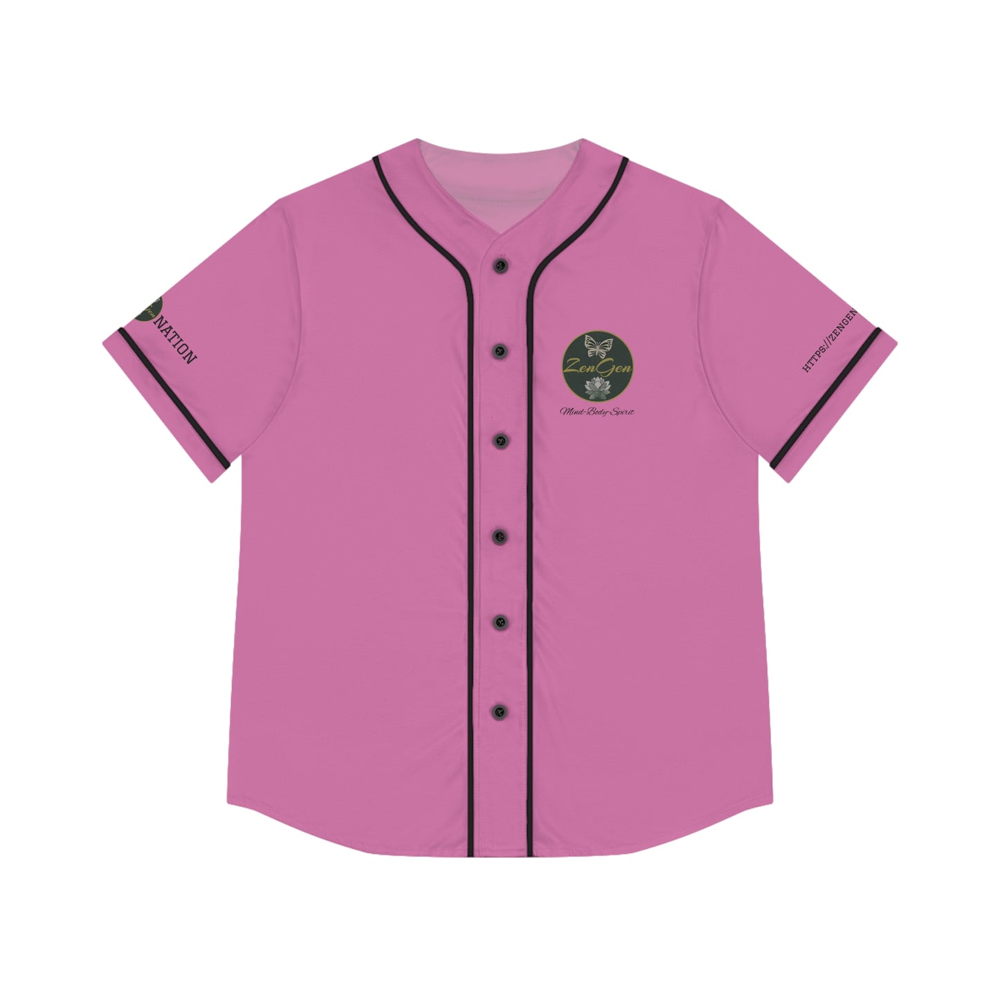 ZenGen BCOOL2EVERYBODY Women's Baseball Jersey - In Pink