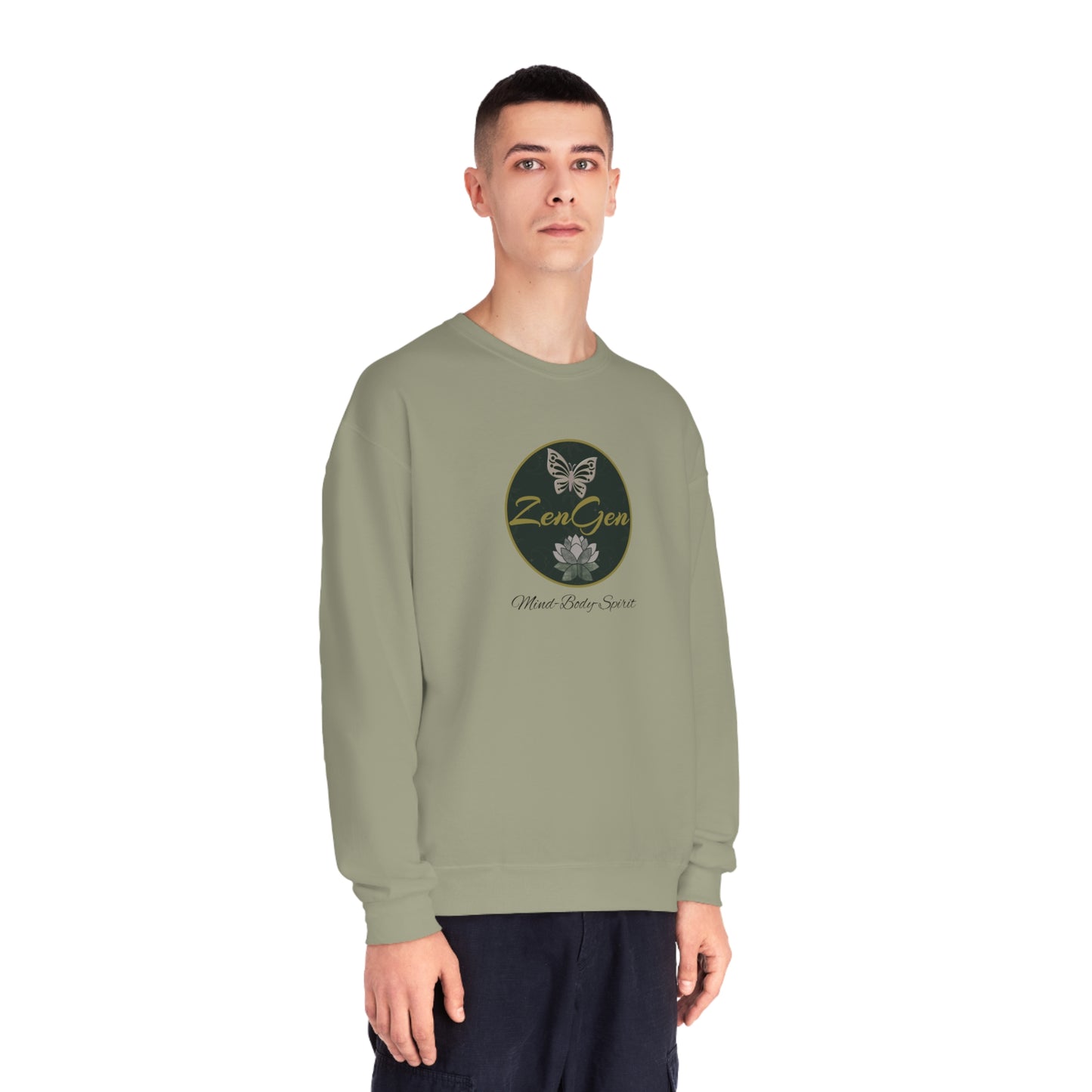 ZenGen Logo Sweatshirt - Unisex NuBlend® Crewneck Sweatshirt