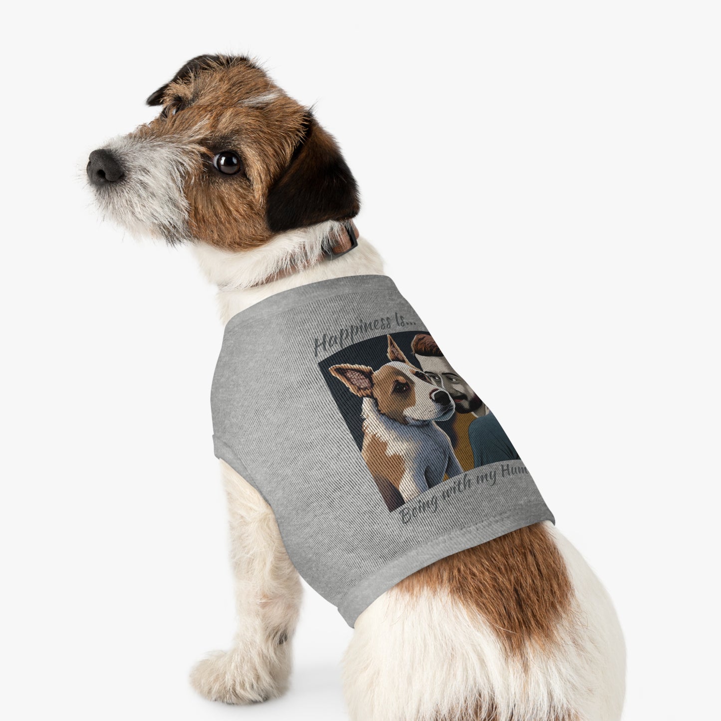 Pet Tank Top Doggy - Happiness is... ZenGen Furry Nation