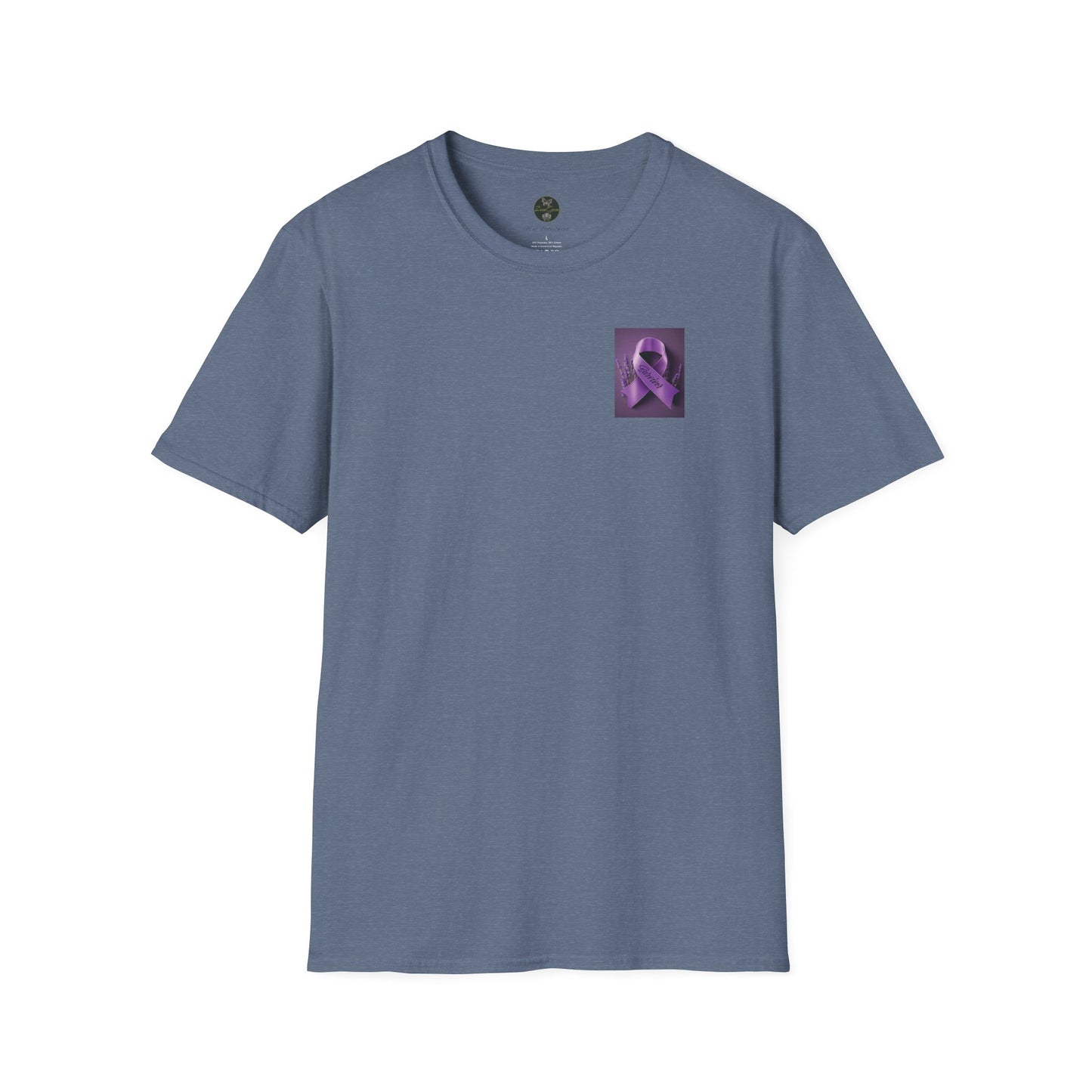 SURVIVOR Lavender Ribbon - Unisex Softstyle T-Shirt - Cancer Awareness all Forms