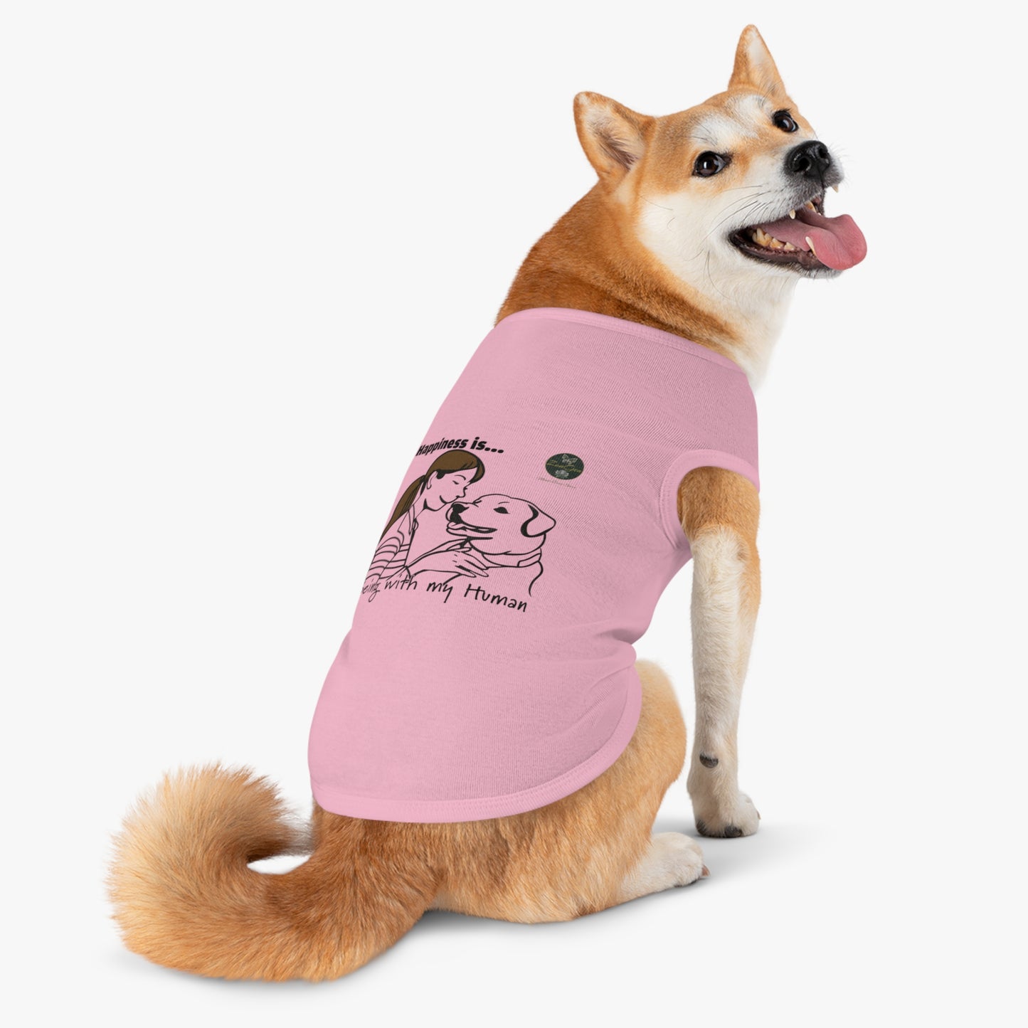 Pet Tank Top - Happiness is... ZenGen Furry Nation