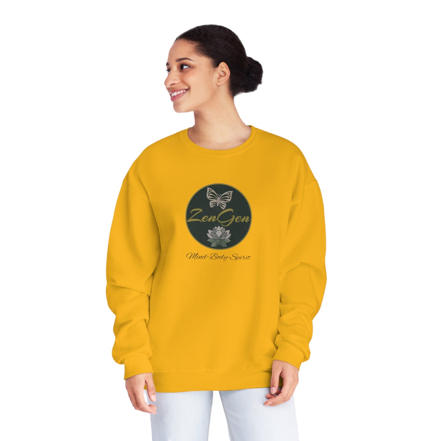 ZenGen Logo Sweatshirt - Unisex NuBlend® Crewneck Sweatshirt