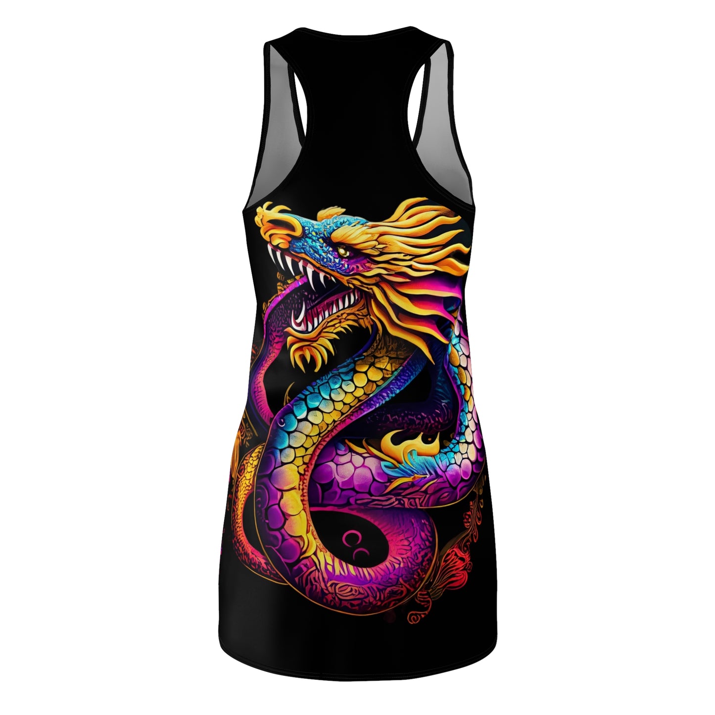 Dragon Women's Cut & Sew Racerback Dress (AOP) | ZenGen USA