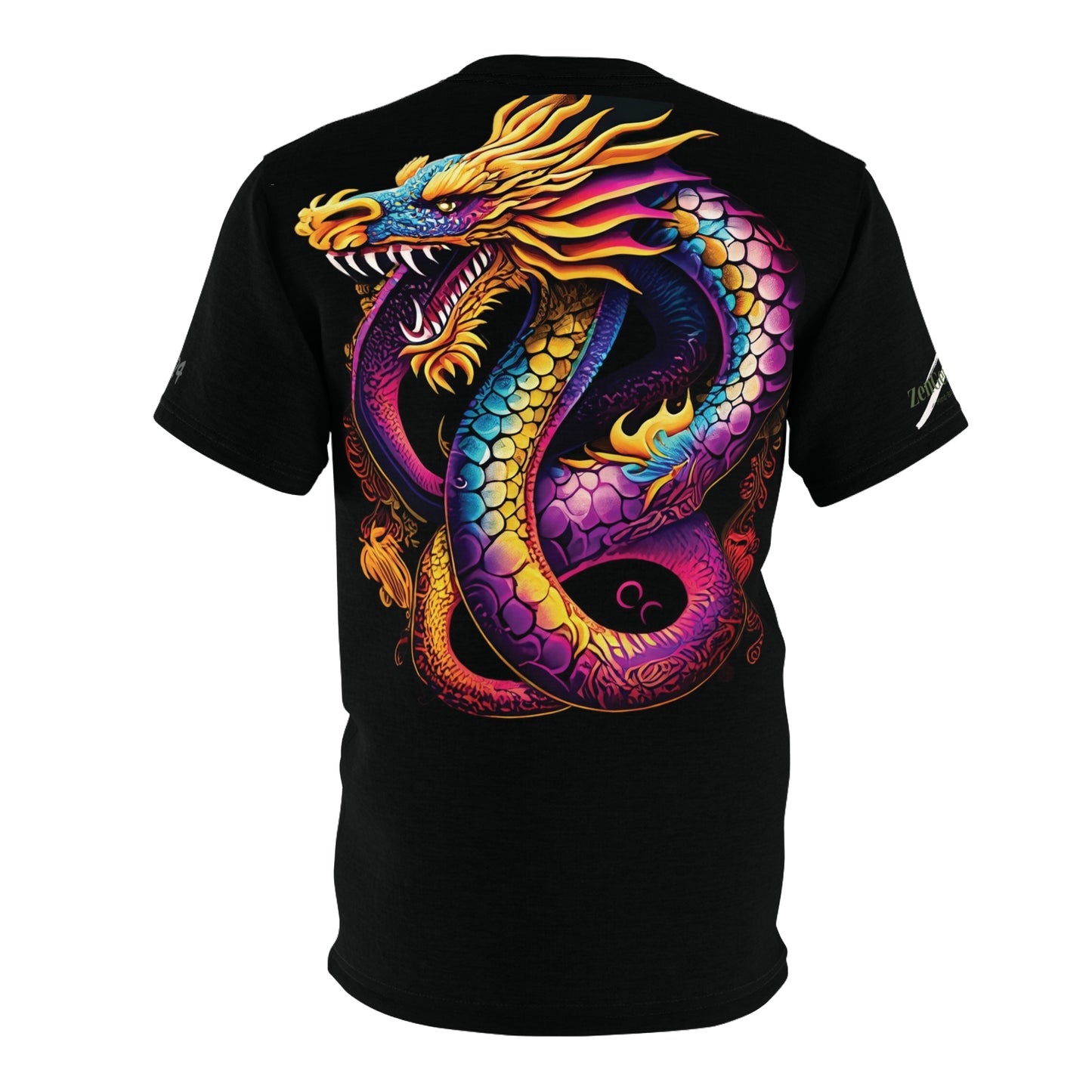 Camiseta Dragon unisex cortada y cosida (AOP) | Kung Hei Gordo Choi | ZenGen Estados Unidos