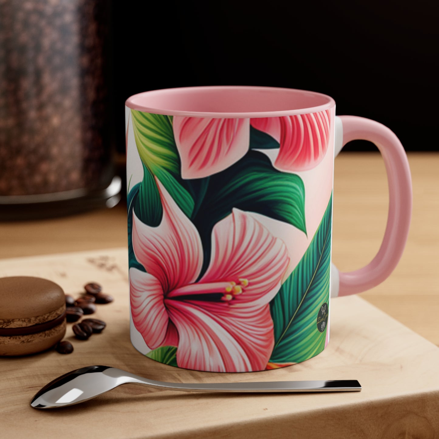 Hibiscus Print Coffee Mug, 11oz - ZenGen USA - ZenGen USA