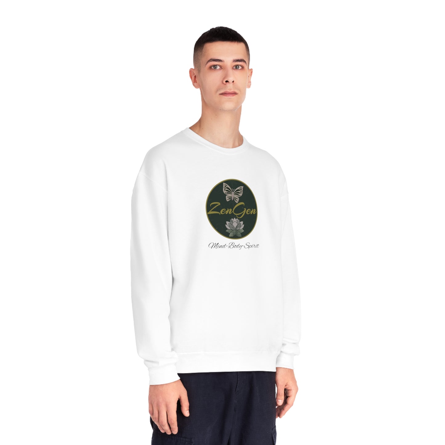 ZenGen Logo Sweatshirt - Unisex NuBlend® Crewneck Sweatshirt