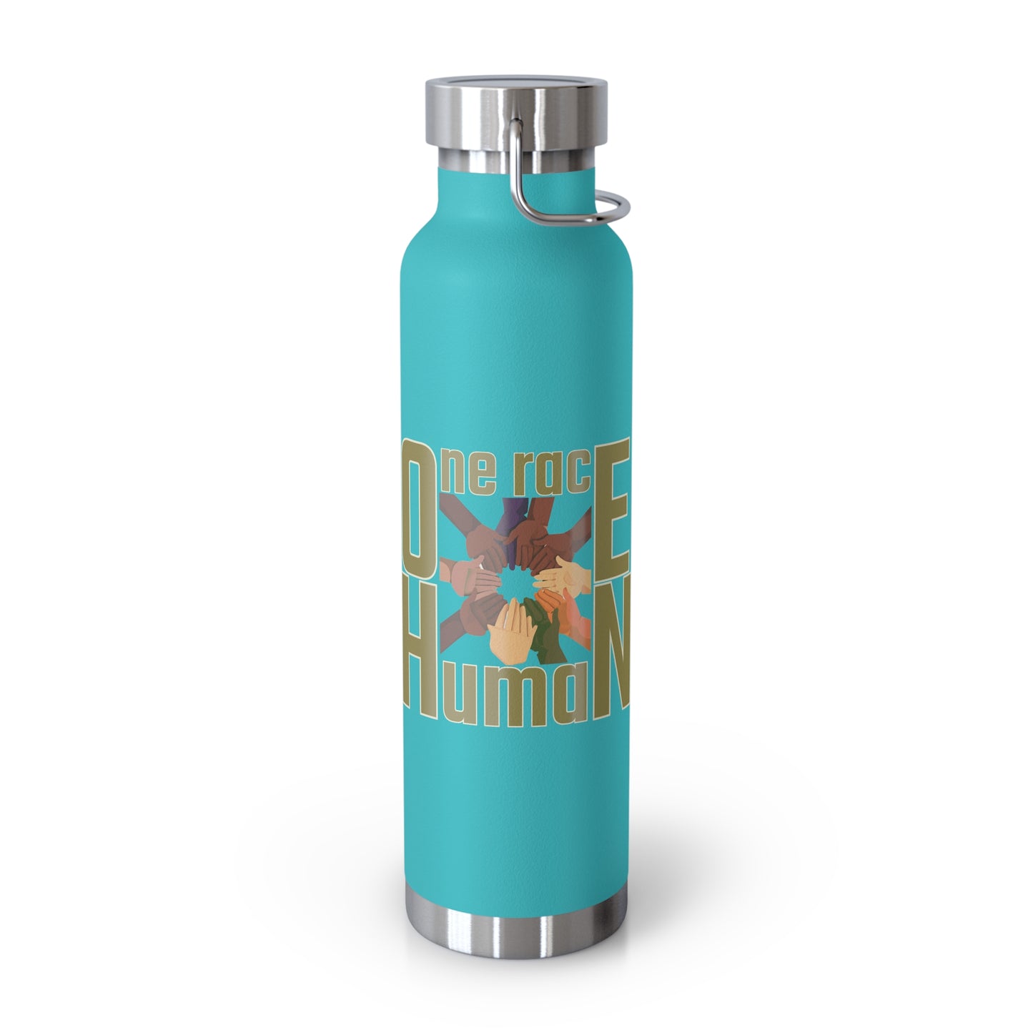 One Race Human | Copper Vacuum Insulated Bottle, 22oz | ZenGen USA - ZenGen USA