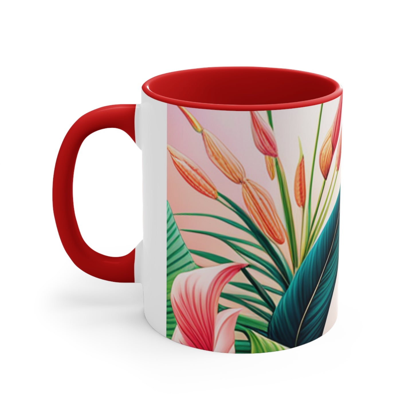 Hibiscus Print Coffee Mug, 11oz - ZenGen USA - ZenGen USA