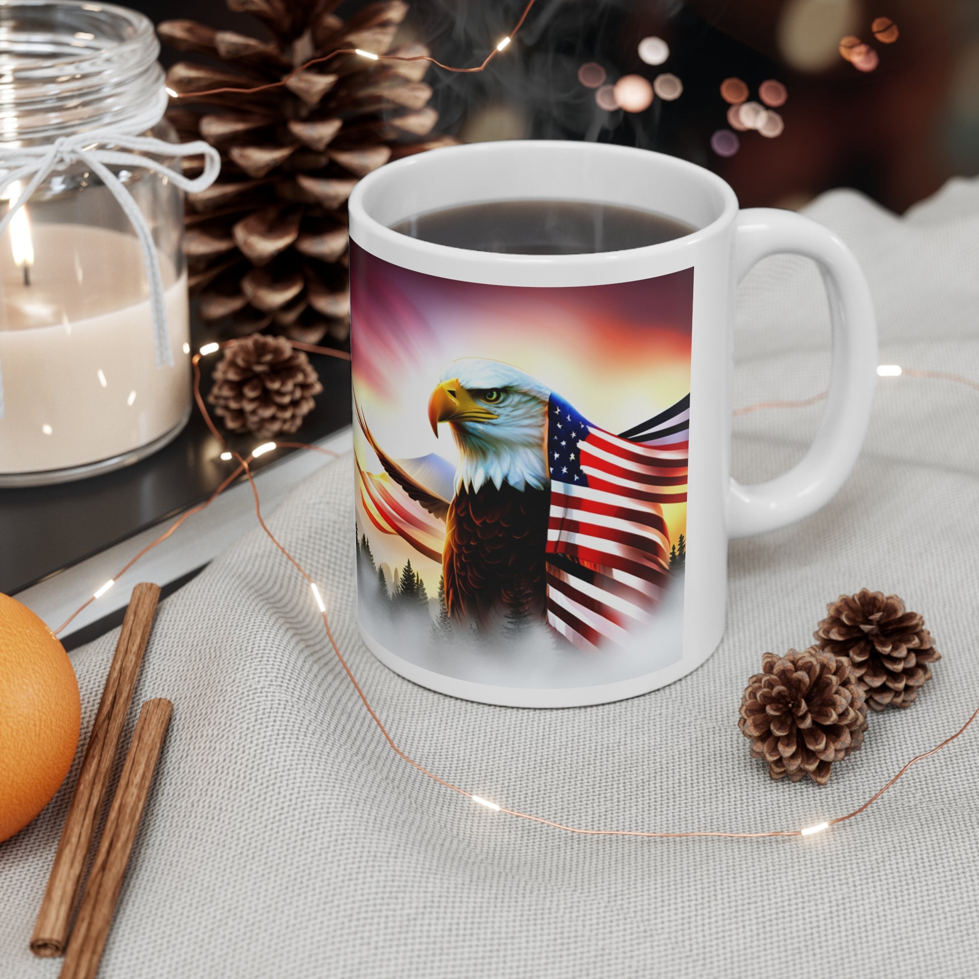 LIBERTY Eagle Ceramic Mug 11oz - ZenGen USA - ZenGen USA