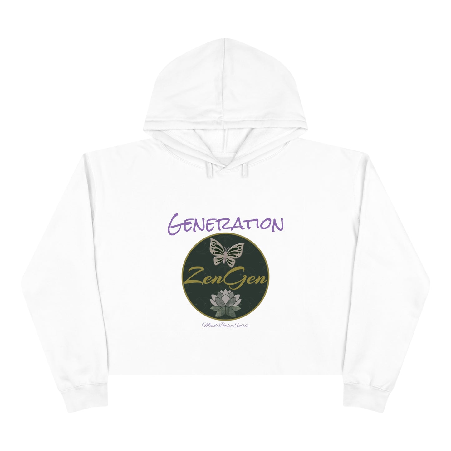 Generation ZenGen - Crop Hoodie - ZenGen USA