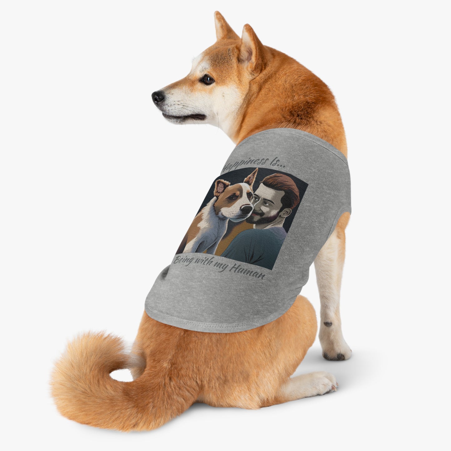 Pet Tank Top Doggy - Happiness is... ZenGen Furry Nation