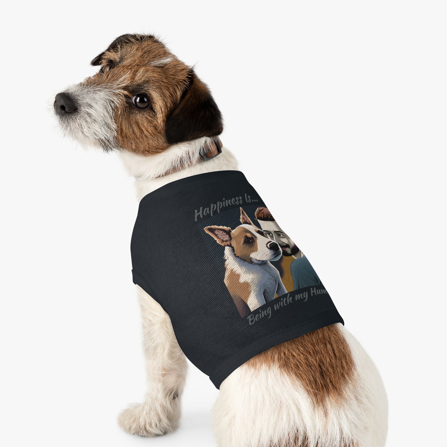 Pet Tank Top Doggy - Happiness is... ZenGen Furry Nation