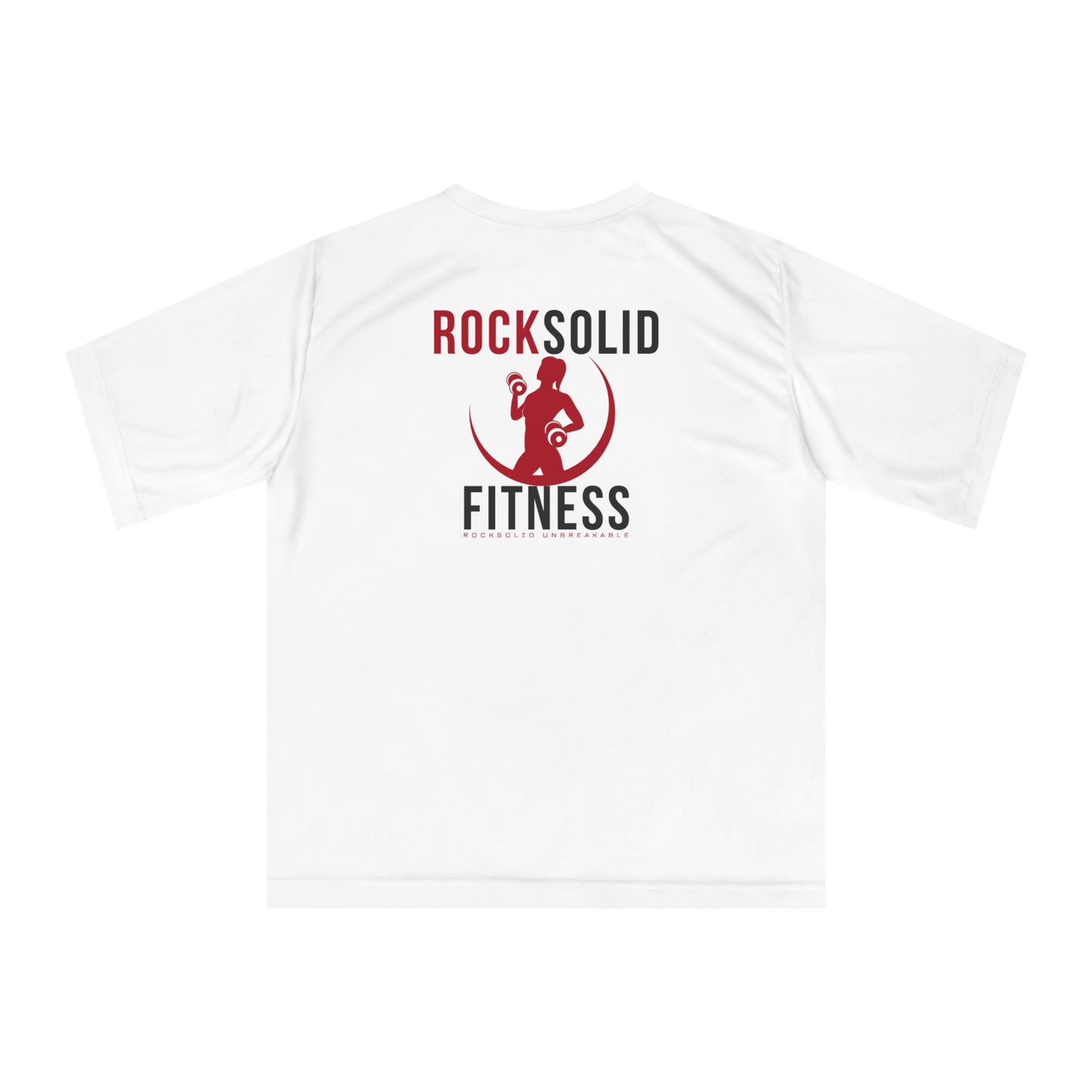 RockSolid Fitness Training Tee | Unisex Zone Performance T-shirt | Original Lady - ZenGen USA