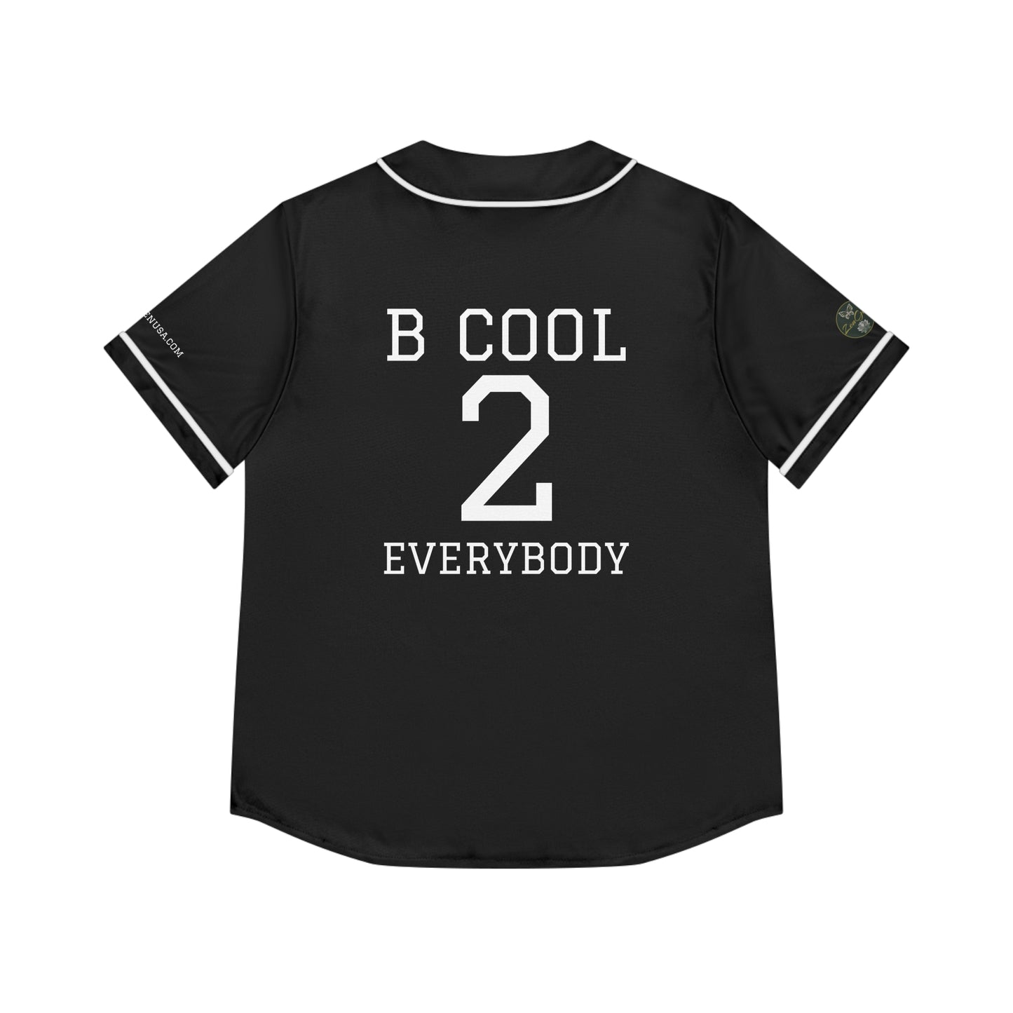 ZenGen BCOOL2EVERYBODY Women's Baseball Jersey - In Black