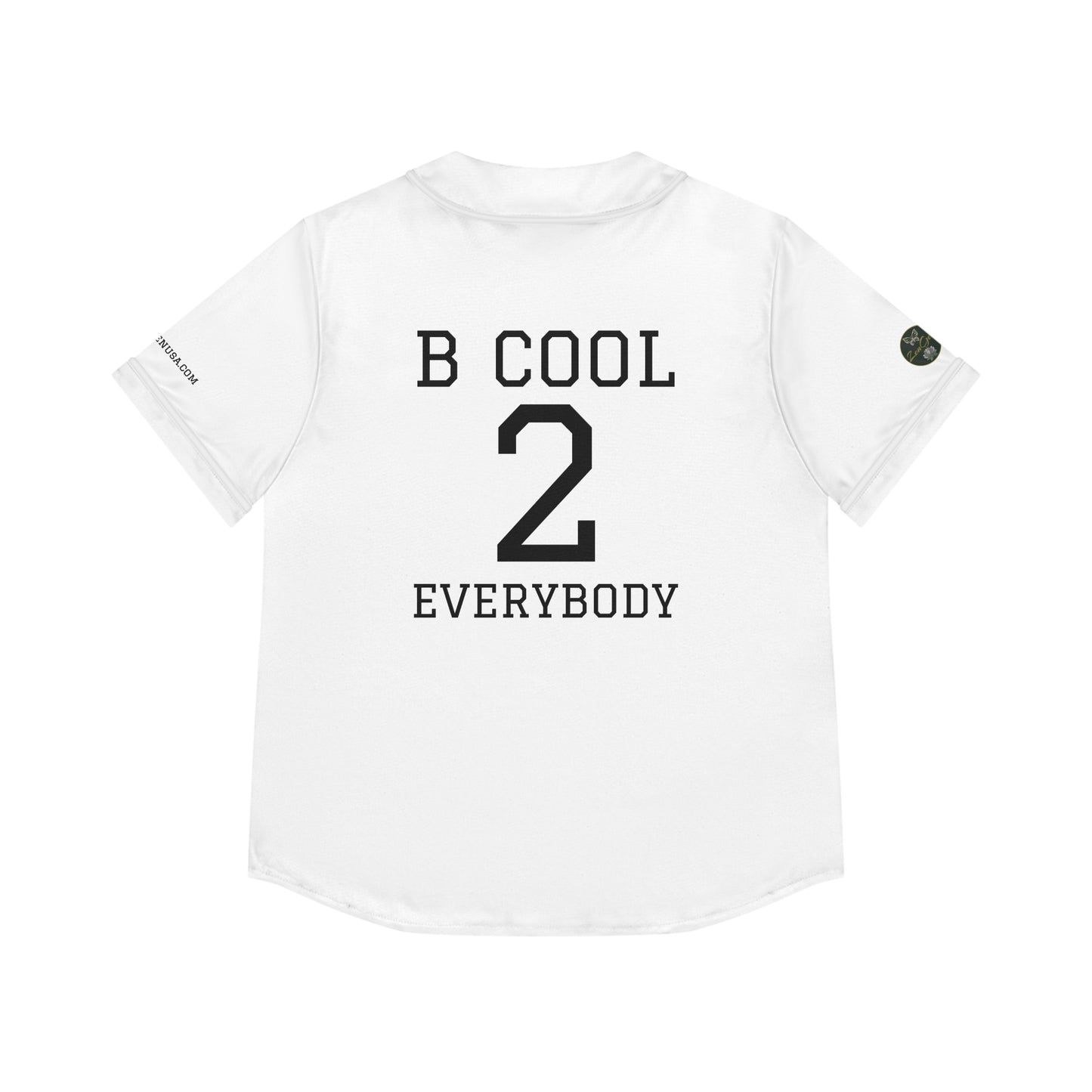 ZenGen BCOOL2EVERYBODY Camiseta de béisbol para mujer - Blanco