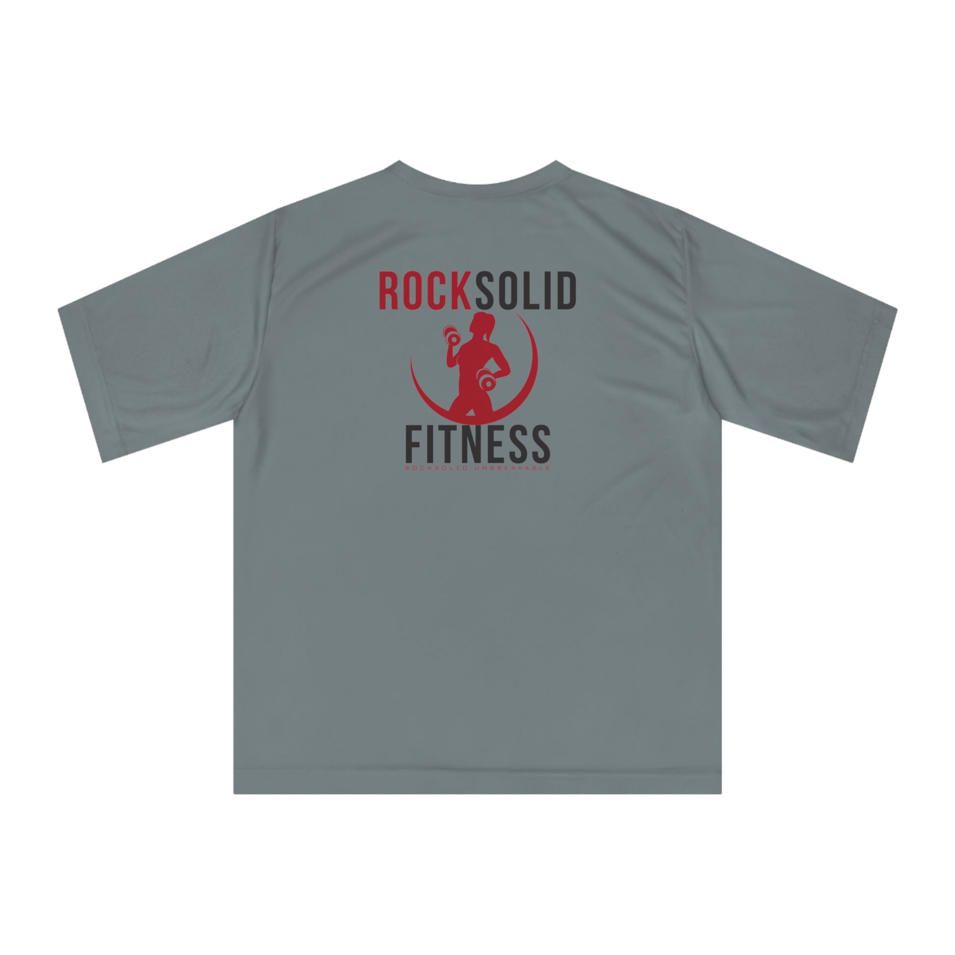 RockSolid Fitness Training Tee | Unisex Zone Performance T-shirt | Original Lady - ZenGen USA