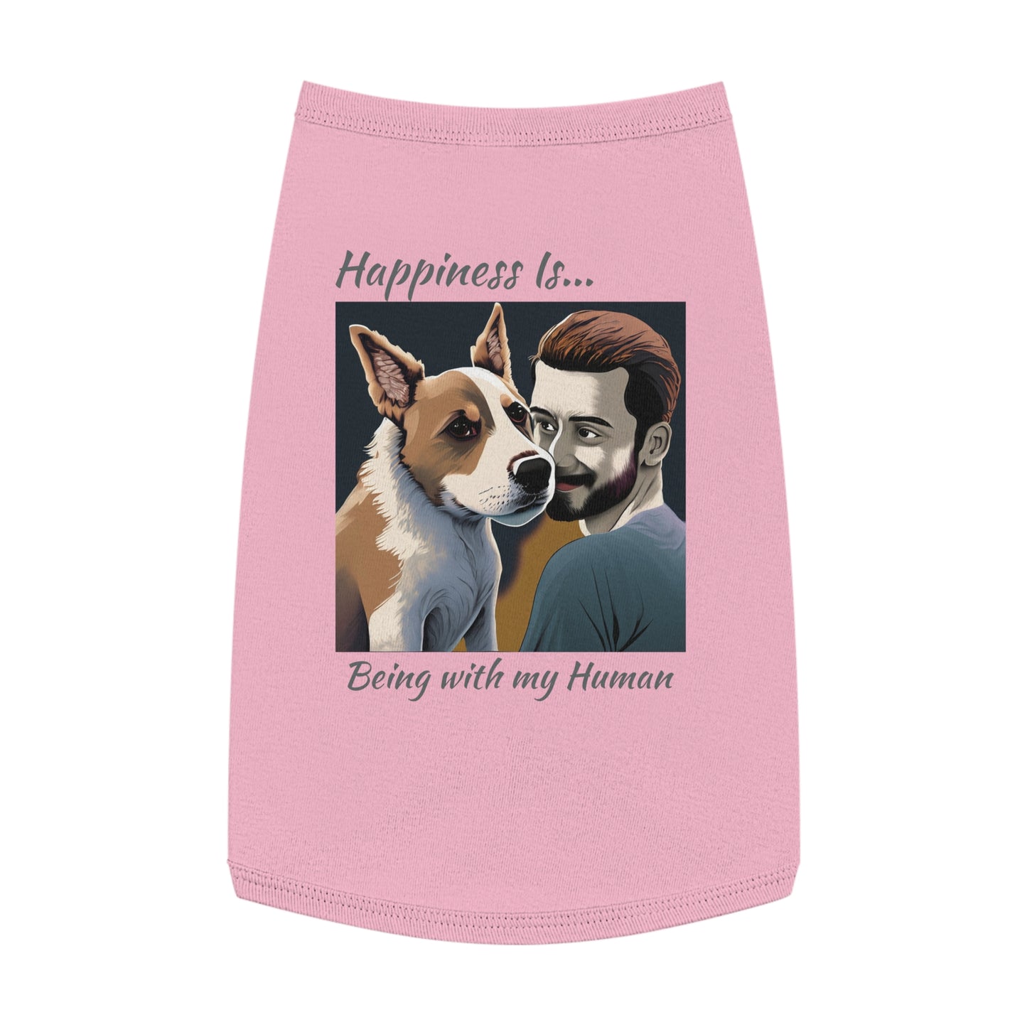 Pet Tank Top Doggy - Happiness is... ZenGen Furry Nation