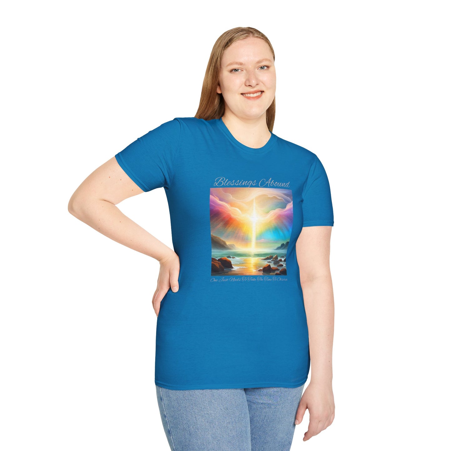 Blessings Abound - Unisex Softstyle T-Shirt