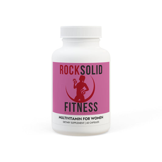 RockSolid Fitness Multivitamin for Women Supplement (60 Capsules)