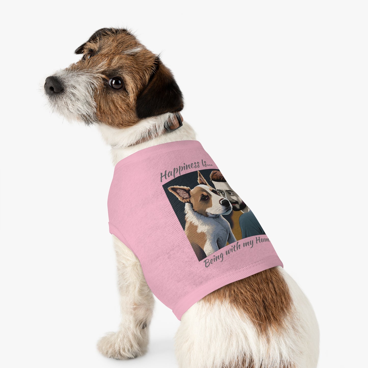 Pet Tank Top Doggy - Happiness is... ZenGen Furry Nation