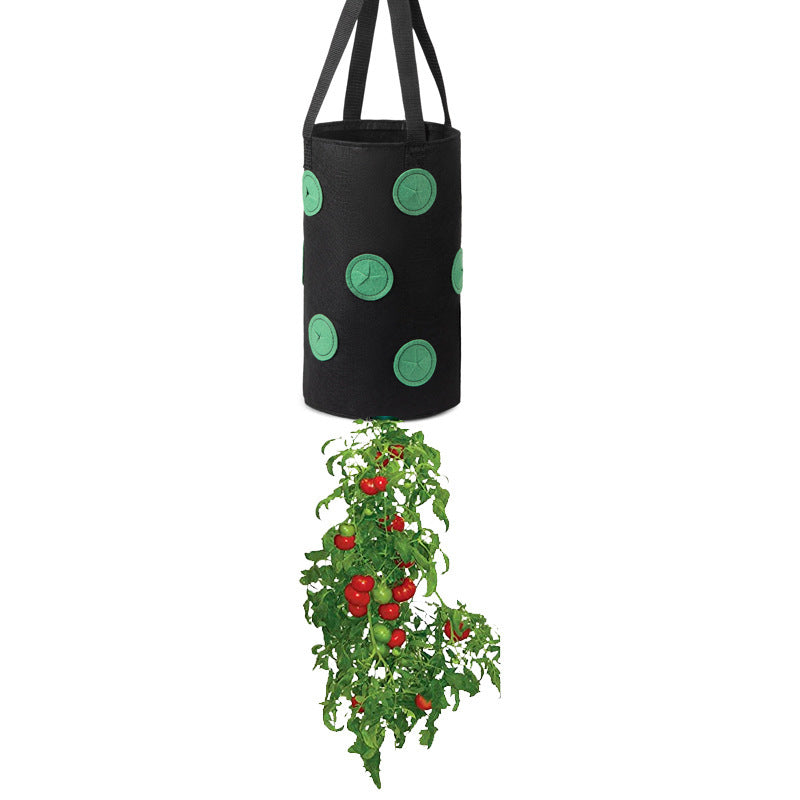 Strawberry Grow Bag Nonwoven Fabric Vertical Jardin Garden Hanging Plant Bag Vegetable Potato Planter Bag For Greenhouse - ZenGen USA