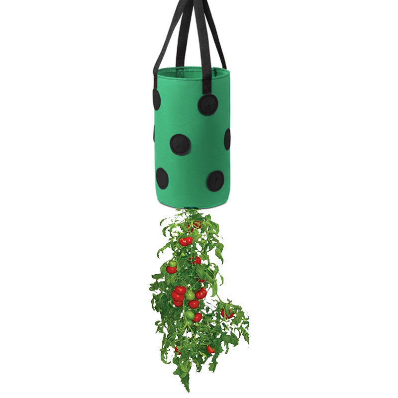 Strawberry Grow Bag Nonwoven Fabric Vertical Jardin Garden Hanging Plant Bag Vegetable Potato Planter Bag For Greenhouse - ZenGen USA