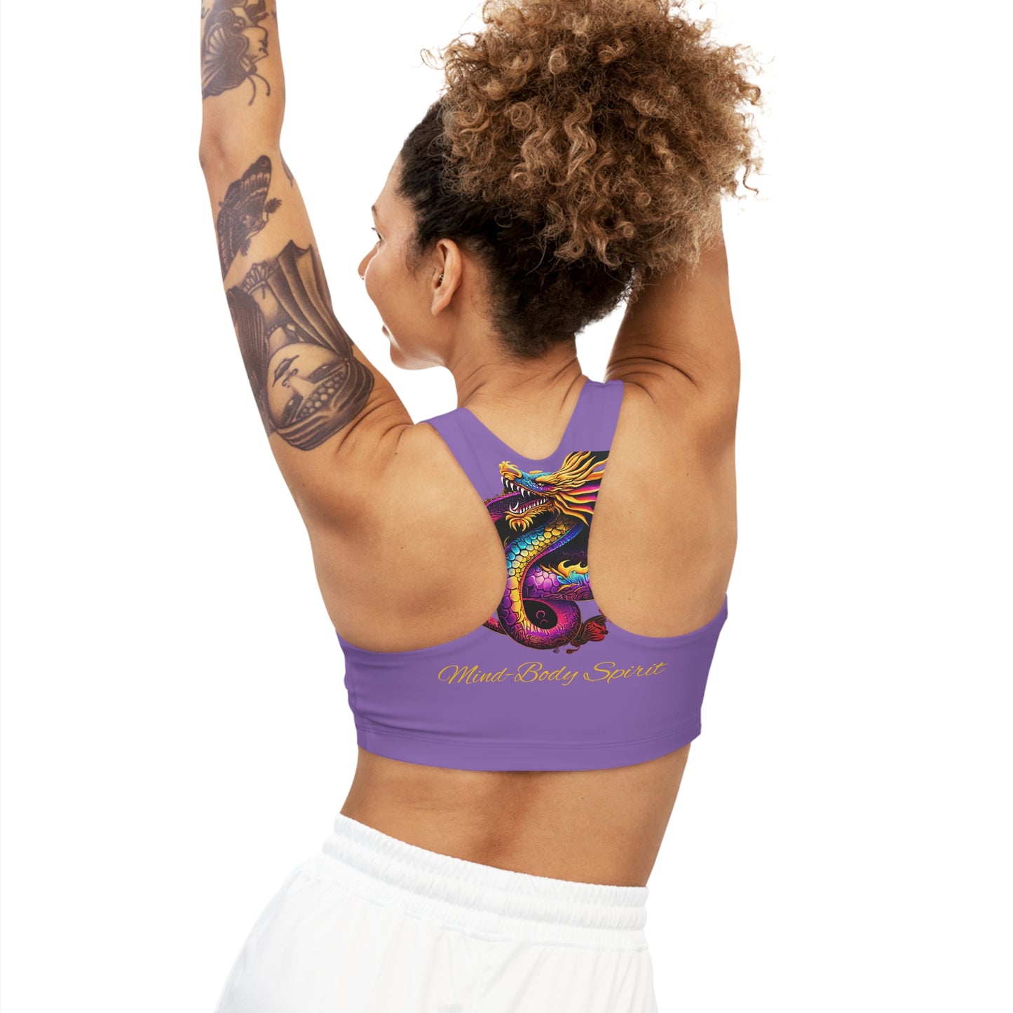 Dragon Sports Bra | Orchid | Rock Solid | ZenGen USA