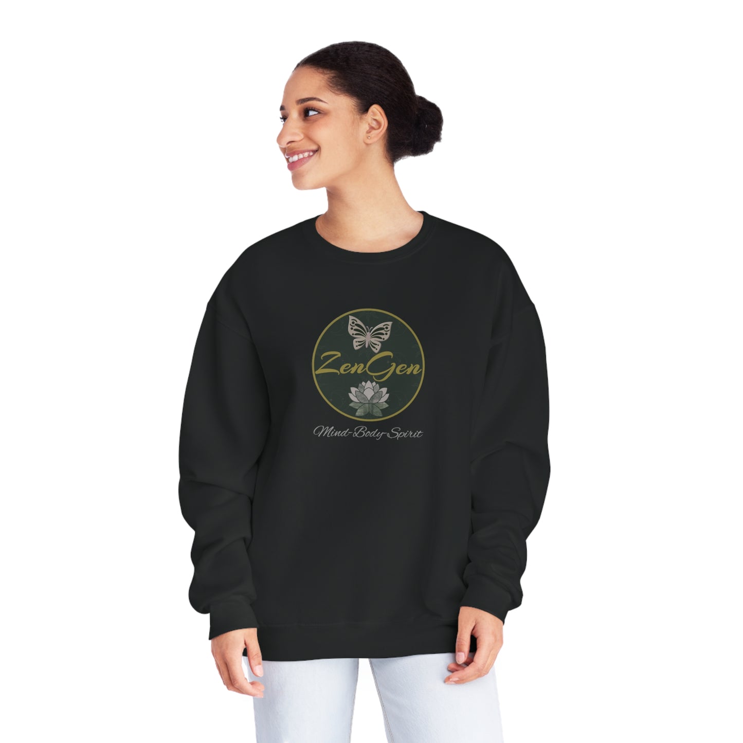 ZenGen Logo Sweatshirt - Unisex NuBlend® Crewneck Sweatshirt