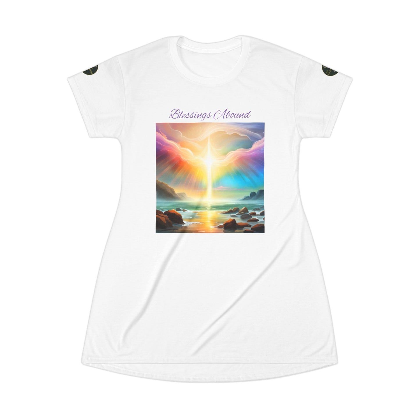 Blessings Abound - T-Shirt Dress - ZenGen USA