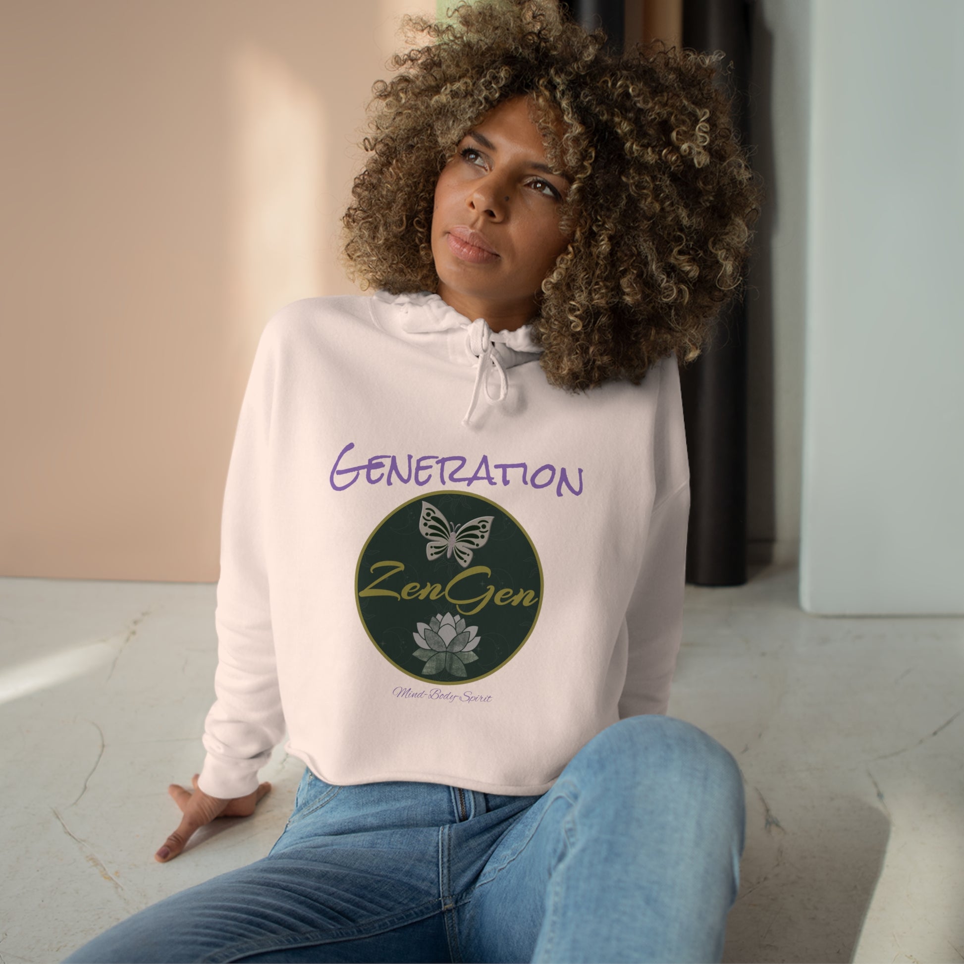 Generation ZenGen - Crop Hoodie - ZenGen USA