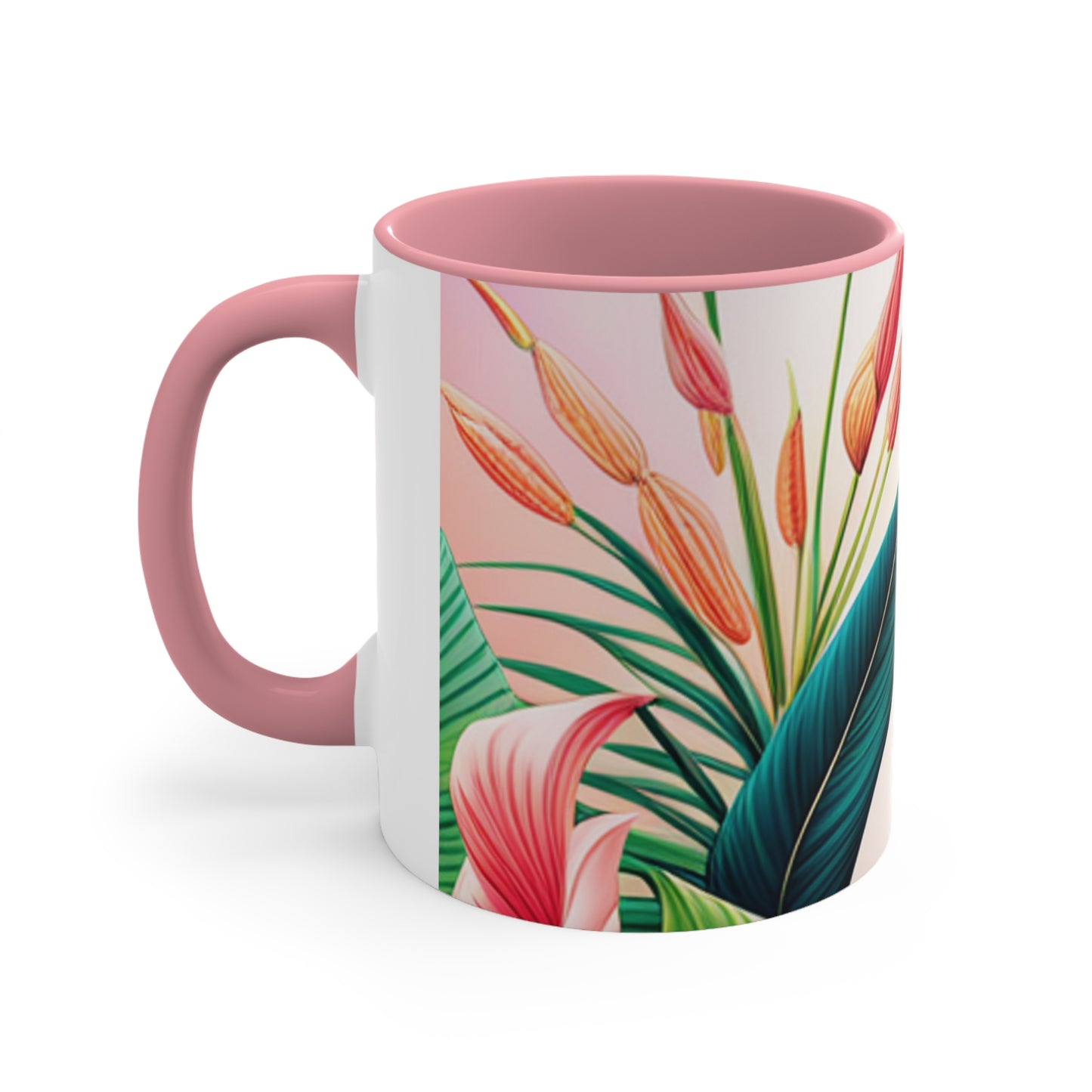 Hibiscus Print Coffee Mug, 11oz - ZenGen USA - ZenGen USA