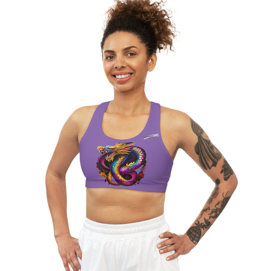 Dragon Sports Bra | Orchid | Rock Solid | ZenGen USA