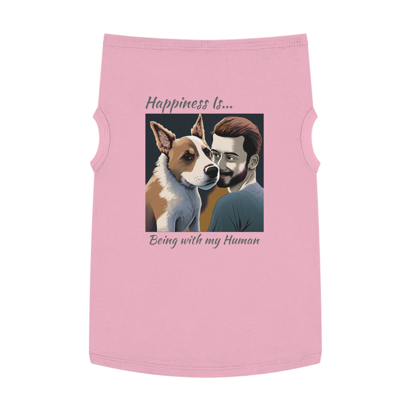 Pet Tank Top Doggy - Happiness is... ZenGen Furry Nation