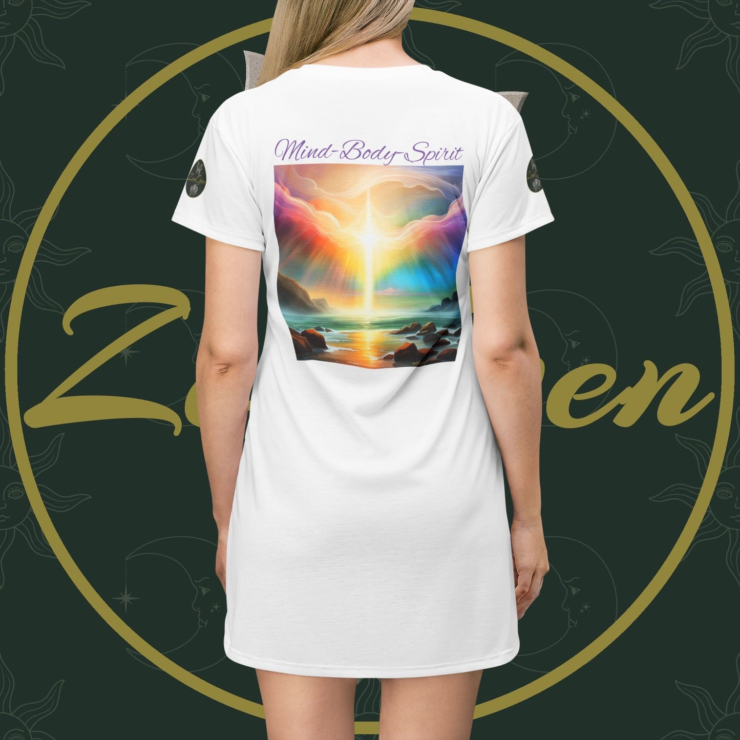 Blessings Abound - T-Shirt Dress - ZenGen USA