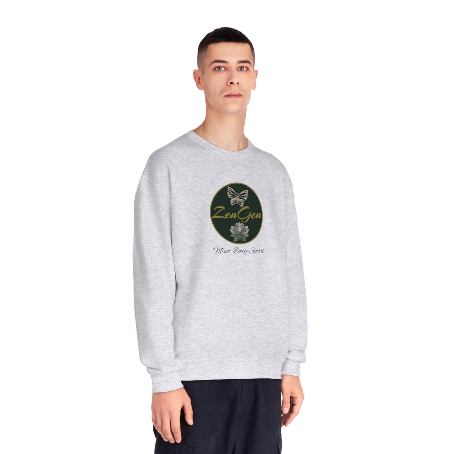 ZenGen Logo Sweatshirt - Unisex NuBlend® Crewneck Sweatshirt