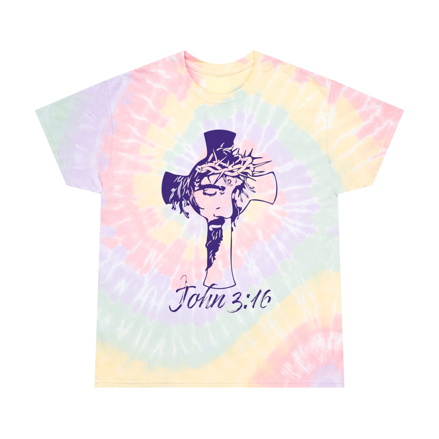 Sacrifice John 3:16 | Tie-Dye Tee, Spiral | 2 Styles | ZenGen USA