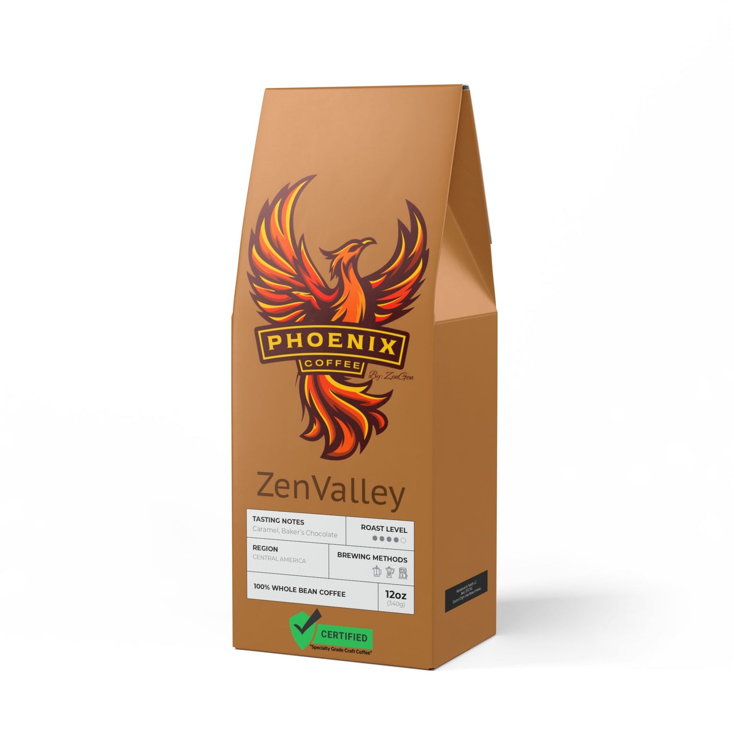 Phoenix Coffee by ZenGen: Zen Valley Coffee Blend (Medium-Dark Roast)