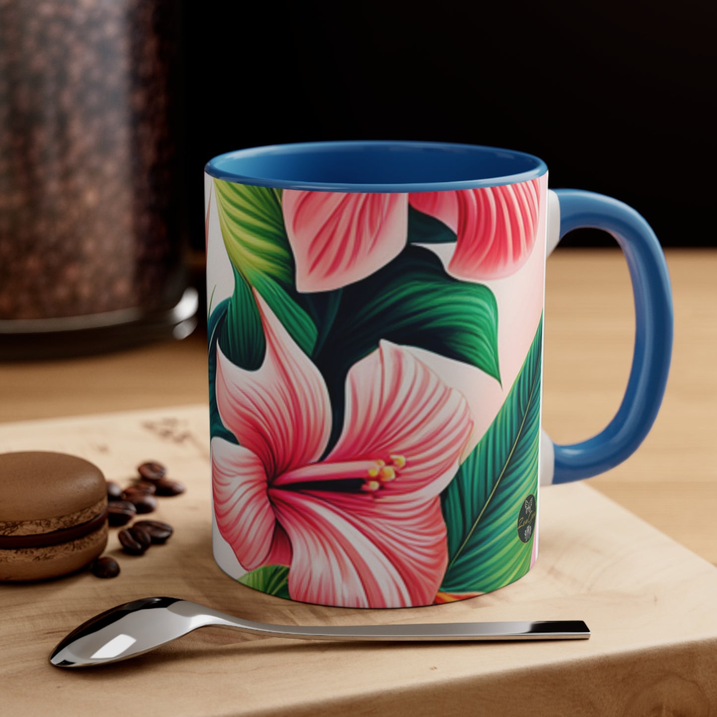 Hibiscus Print Coffee Mug, 11oz - ZenGen USA - ZenGen USA