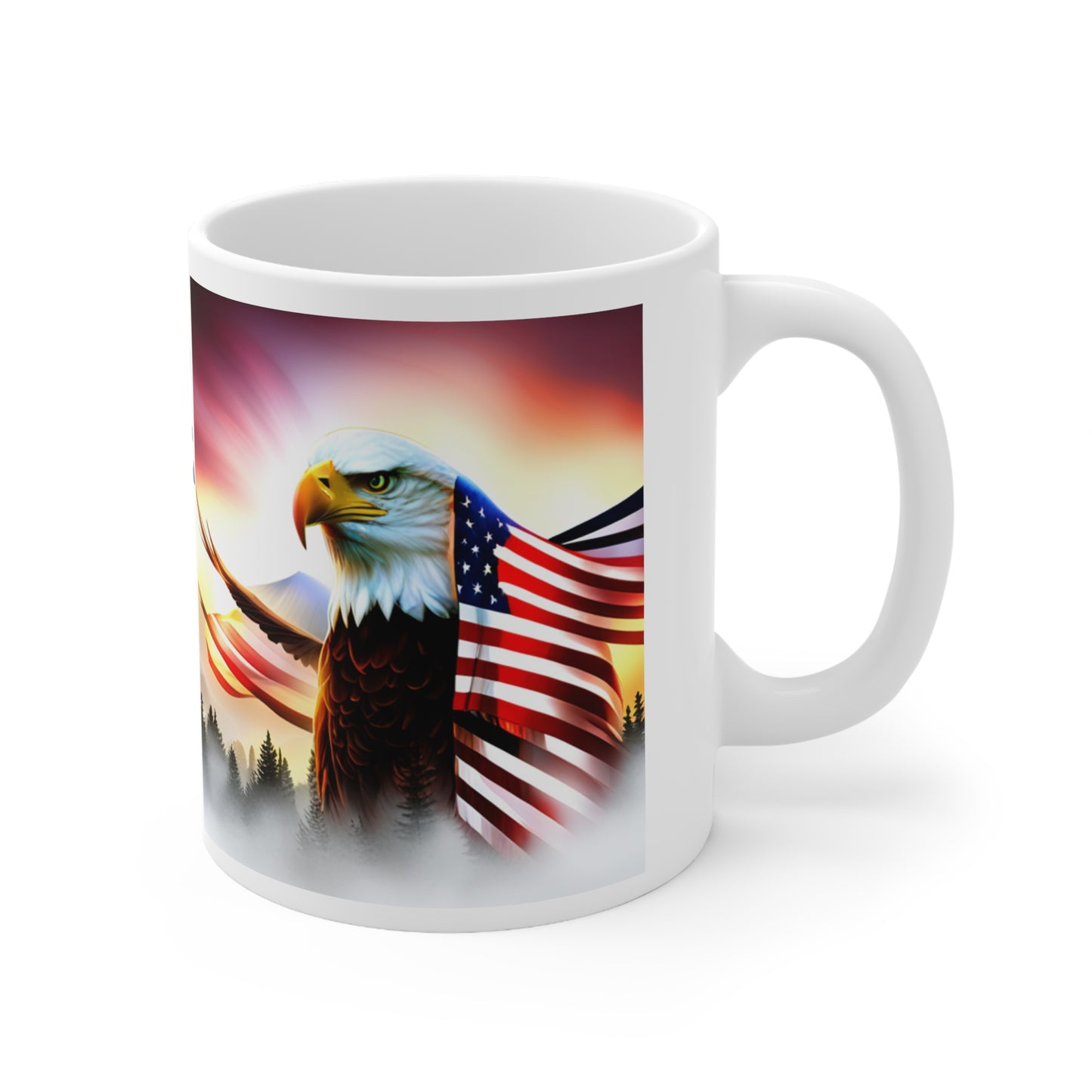 LIBERTY Eagle Ceramic Mug 11oz - ZenGen USA - ZenGen USA