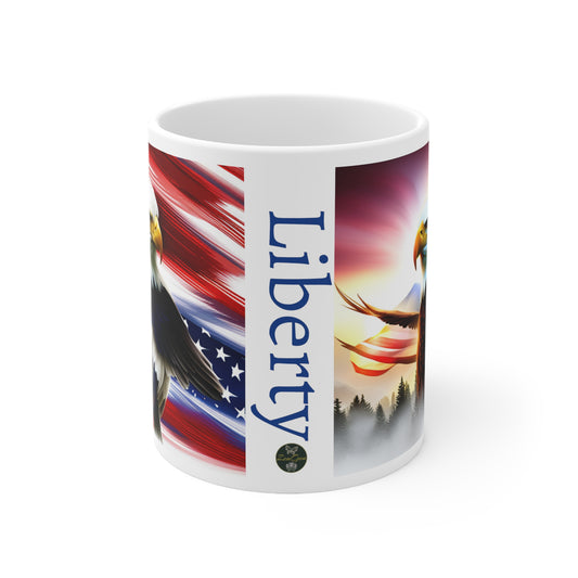 LIBERTY Eagle Ceramic Mug 11oz - ZenGen USA - ZenGen USA