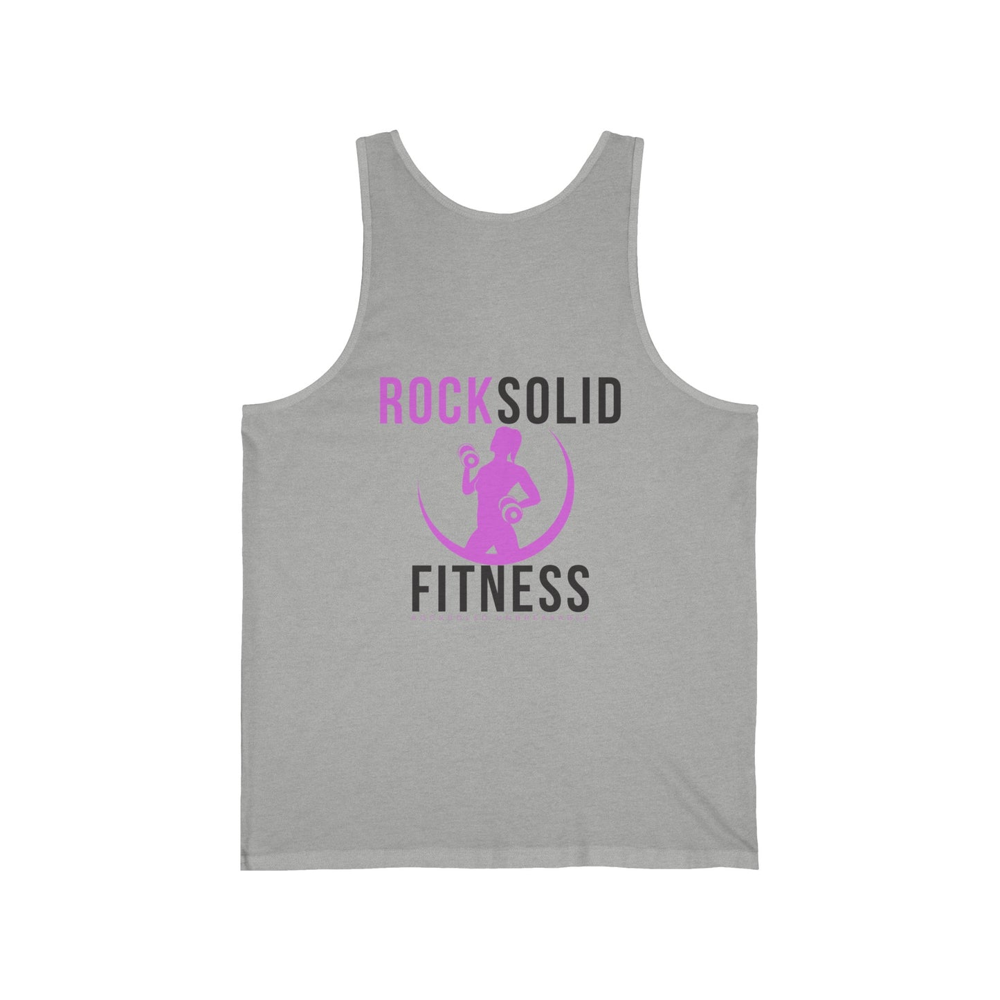 RockSolid Unbreakable | Unisex Jersey Tank | Pink Lady Logo | 3 Colors to Choose - ZenGen USA