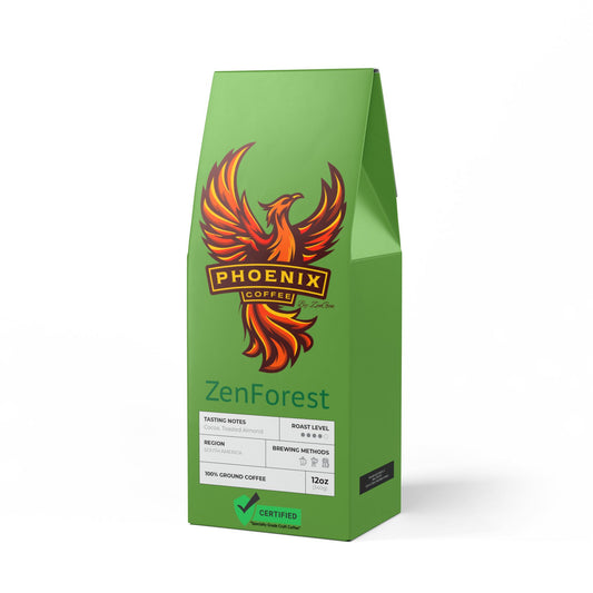 Phoenix Coffee By ZenGen: ZenForest Coffee Blend (Medium-Dark Roast)