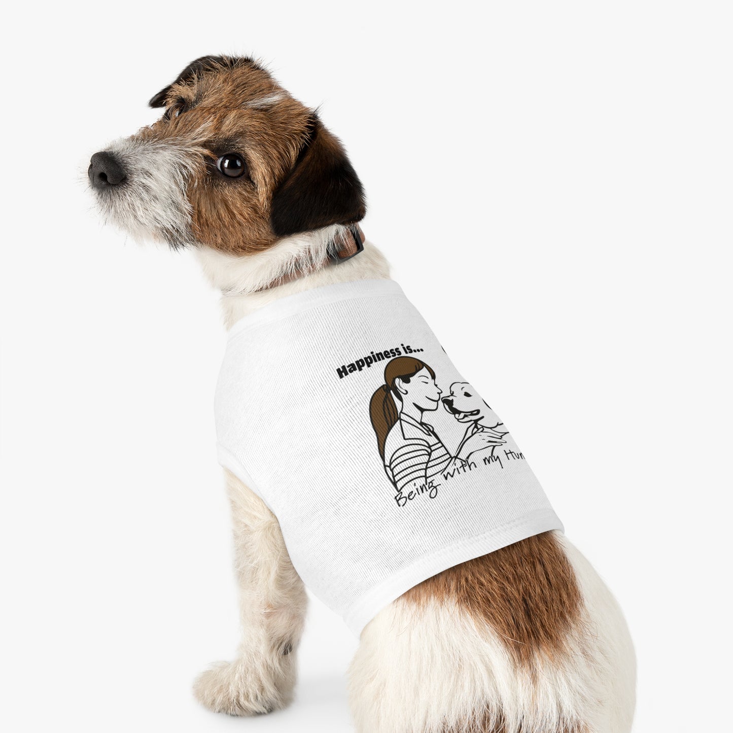 Pet Tank Top - Happiness is... ZenGen Furry Nation