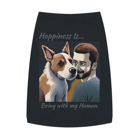 Pet Tank Top Doggy - Happiness is... ZenGen Furry Nation