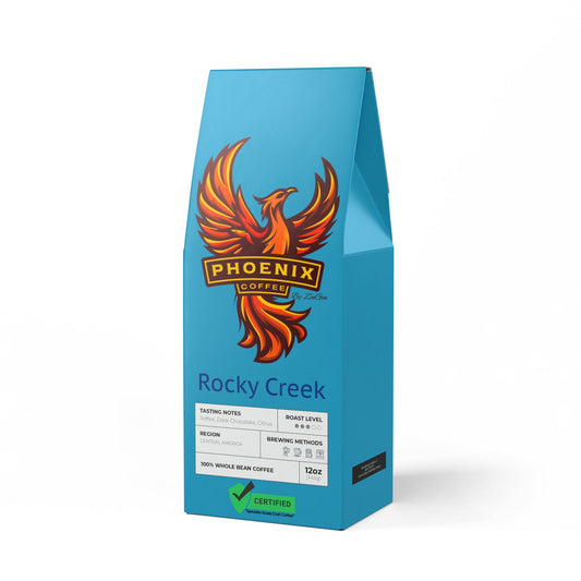 Phoenix Coffee by ZenGen: Artisan Crafted Rocky Creek Coffee Blend (Medium Roast)