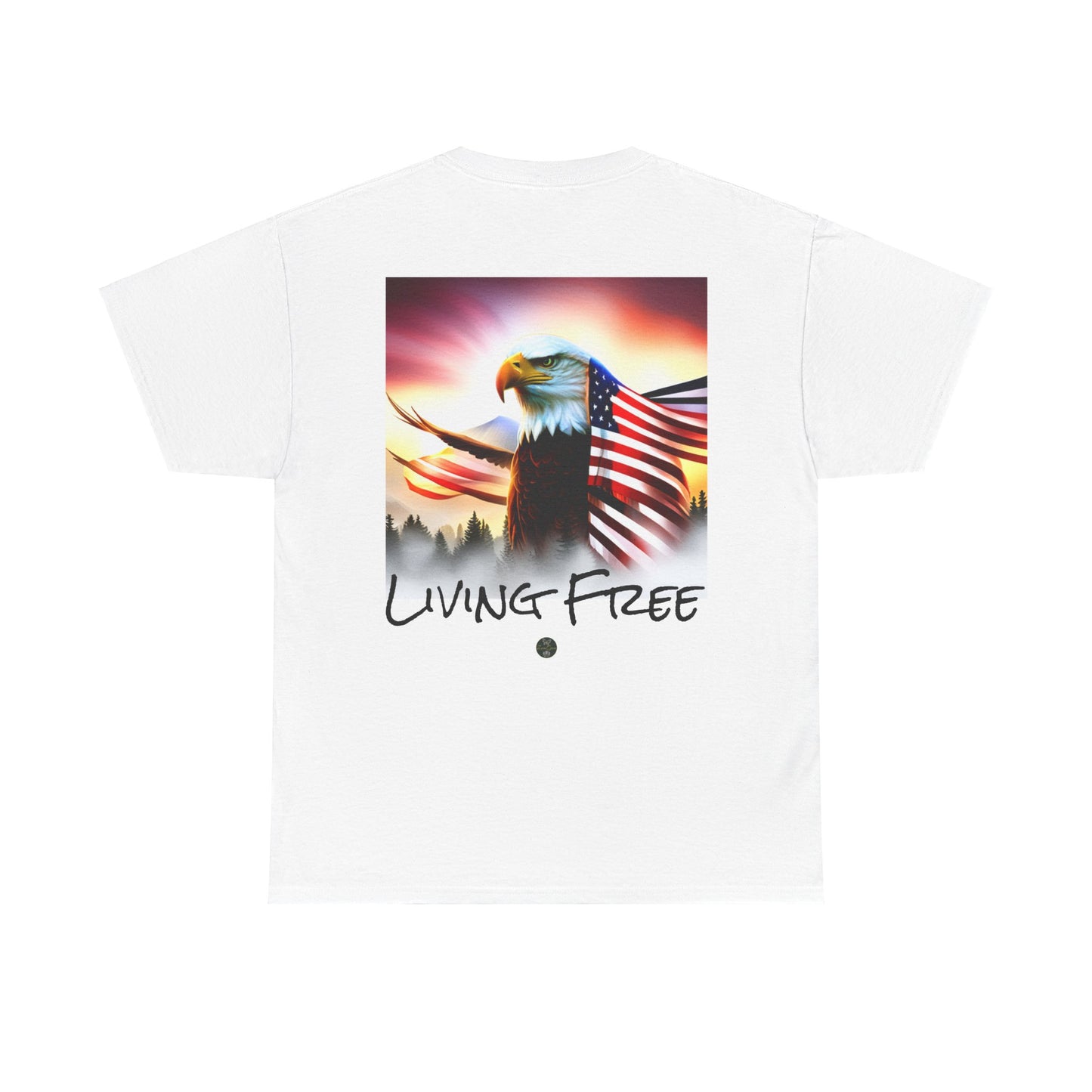 LIBERTY, Living Free - Unisex Heavy Cotton Tee - ZenGen USA