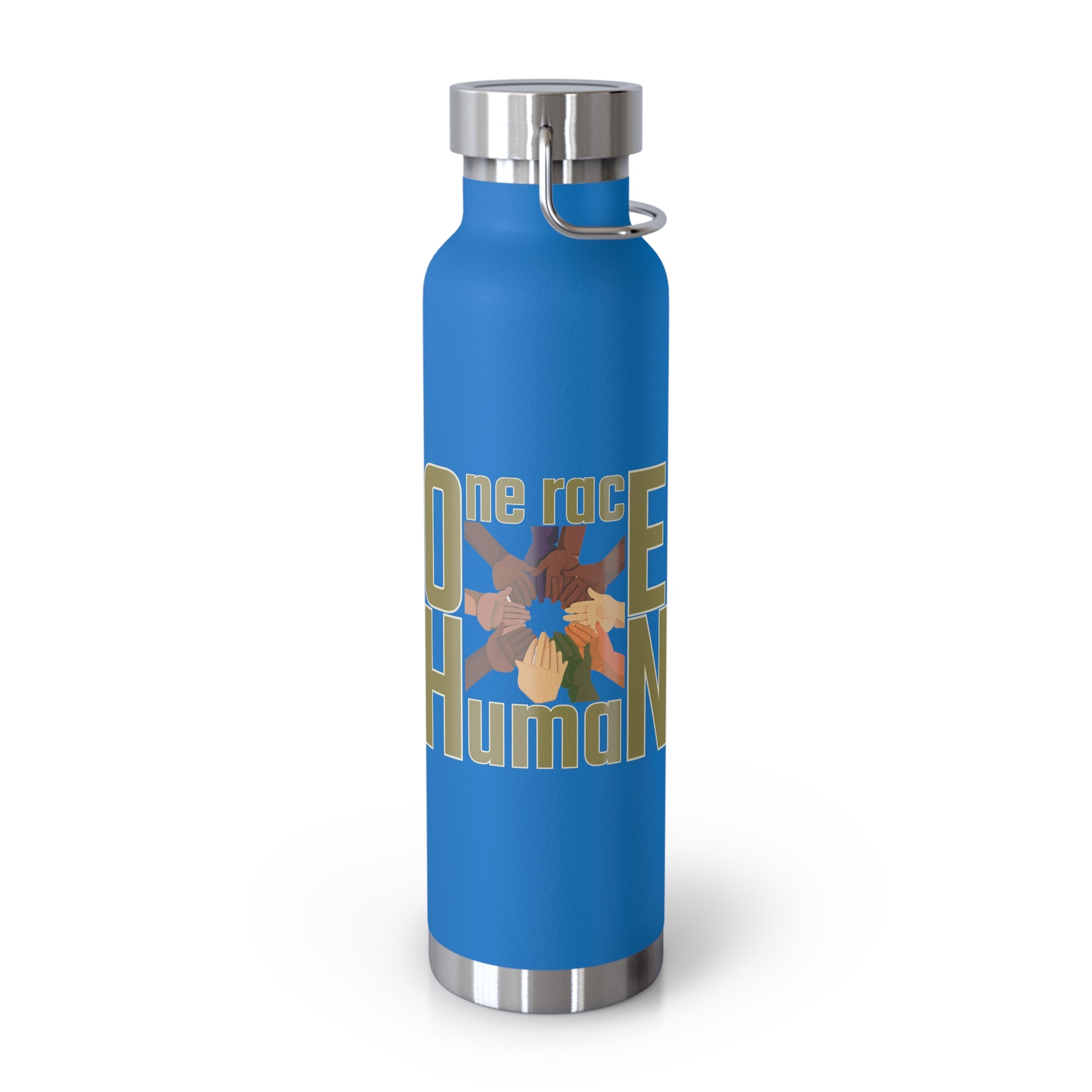 One Race Human | Copper Vacuum Insulated Bottle, 22oz | ZenGen USA - ZenGen USA