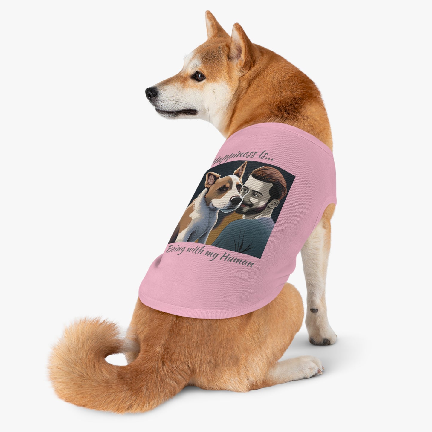 Pet Tank Top Doggy - Happiness is... ZenGen Furry Nation